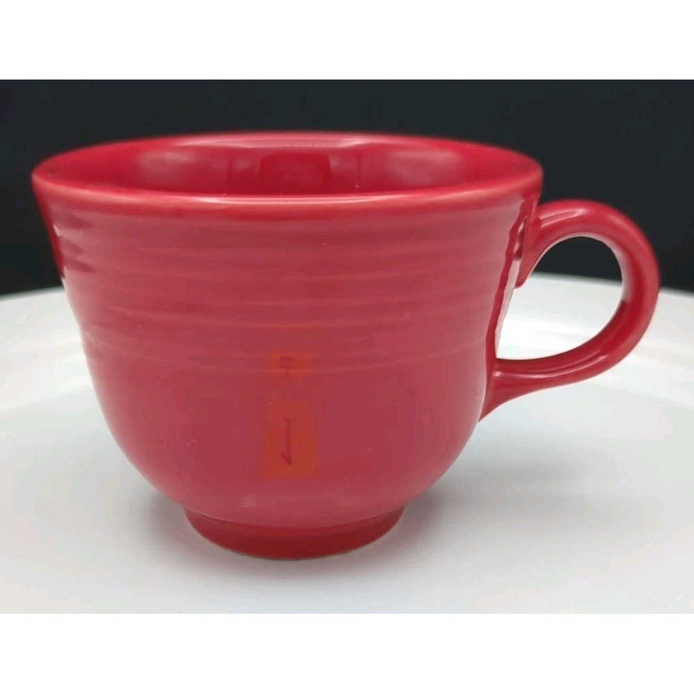 Homer Laughlin Fiesta Tableware Fiestaware Coffee Cup Red Incised HLC fiesta USA